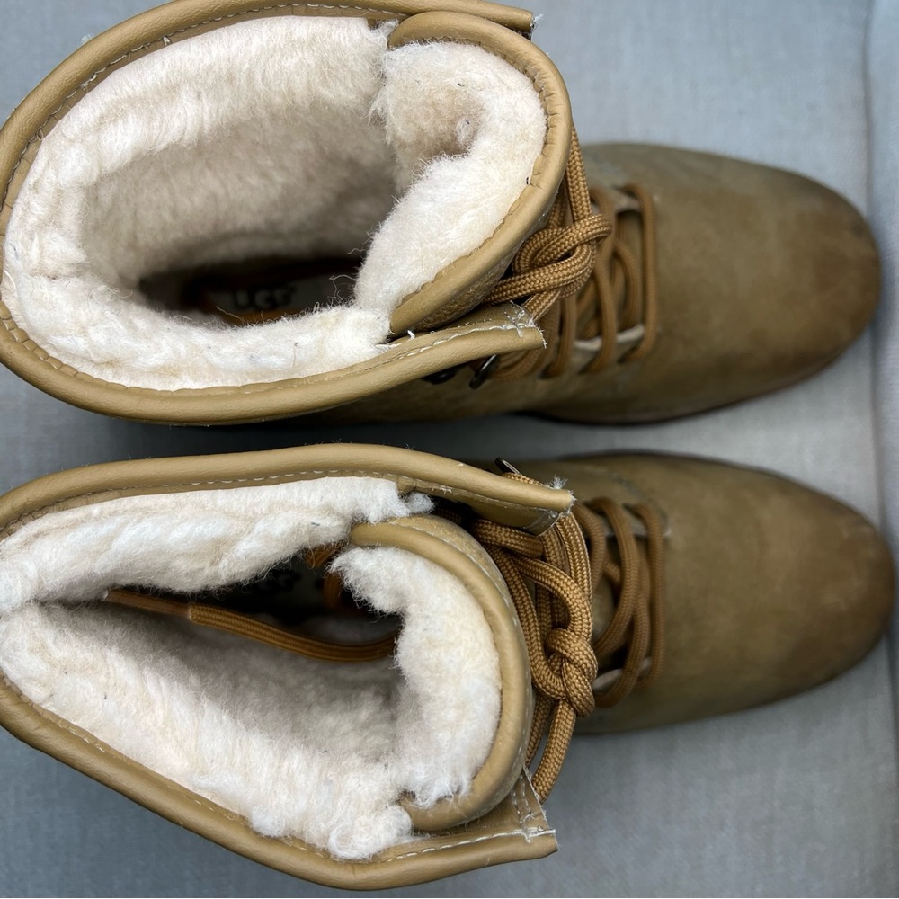 UGG Hannen TL Waterproof Combat Boot In Desert Tan - Picture 7 of 7